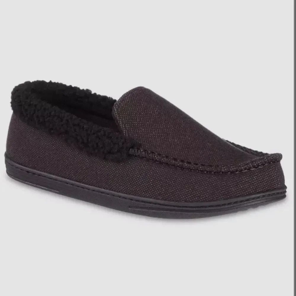 isotoner Men's Black Loafers